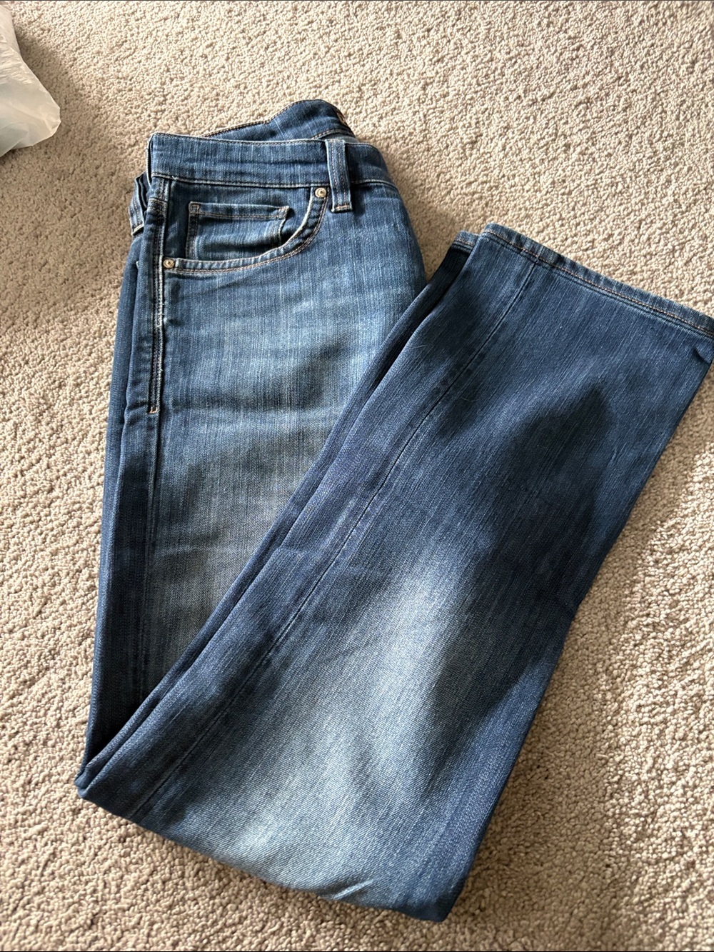 Heritage Men's Straight Jeans in Faded Blue